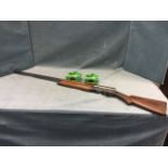 A Browning pump action 12-bore shotgun, serial no 456445; together with two boxes of Hunter Viking