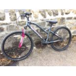 A Muddyfox mountain bike - Serenity, with adjustable padded seat, Shimano equipped gears, sprung
