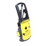 A Karcher K 5.80 pressure washer on trolley stand, with various hose nozzles/lances.