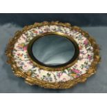 A circular Burleigh Ware platter by Burgess & Leigh Ltd, decorated in a floral chintz pattern and