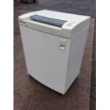A large Rexel 1350 commercial office electric shredder. (26.75in x 18.75in x 35.25in)