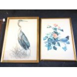 James Fenwick Landsdowne, two Medici Society framed bird prints, signed and numbered in pencil,