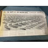 All the Ships of the British Navy, a wallchart depicting the worlds most formidable fleet, the