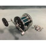 An American Penn sea fishing multiplier reel - Longbeach 66 with chrome mounts - 3.75in drum,