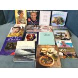 A box of contemporary cookery books including a signed William Sitwell, Rick Stein, Gordon Ramsay,