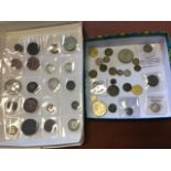 A collection of coins including some early roman, Victorian, Elizabethan, mainly C18th and early