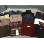 14 jumpers, cardigans and tank tops in cashmere, merino, wool, wool blends and cotton, including