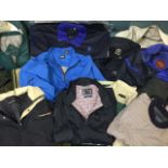15 jackets and jumpers ranging from light waterproofs to warm & windproof, including Ping, Charles