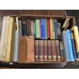 A box of books including royal commemorative albums, home doctors, gardening, childrens volumes,