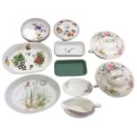 Miscellaneous serving dishes including Royal Worcester, Denby, Royal Doulton in the Arcadia pattern,