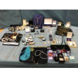 Miscellaneous contemporary jewellery including mainly new and boxed, faux diamond, necklaces,