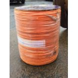 An unused drum of nylon rope/braid - 3100 meters.