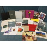 A collection of modern art catalogues from the 80s/90s - John Napper, Theo Mendez, Bryan Organ,