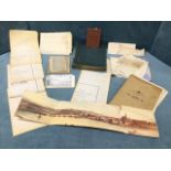 Miscellaneous ephemera relating to a Japanese prisoner of war with formal letters home, etc., an
