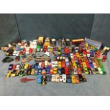 A collection of toy cars, lorries, Corgi, motorbikes, Lledo, Tonka, wagons, Days Gone, etc. (162)