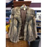Fur jacket together with a ladies blouse (2)