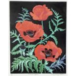 Penny Berry Paterson (1941-2021) three prints - 'Oriental Poppies', signed and numbered 19/30, image
