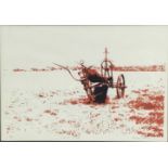 Penny Berry Paterson (1941-2021) six prints - French Plough, signed A/P, 28cm x 20cm in glazed fram