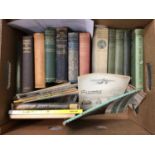 Collection of books relating to motoring (1 box)
