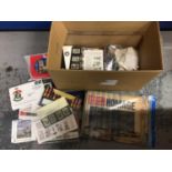 Stamps - 1st Day Covers and three coin sets (flatpacks) plus c1950-60 Newspapers