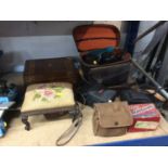 Lot old cameras and sundries