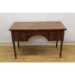 William IV mahogany dressing table