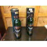 Two bottles of Glenfiddich Whisky