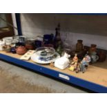 Antique and later china and glass, together with other sundries and collectables