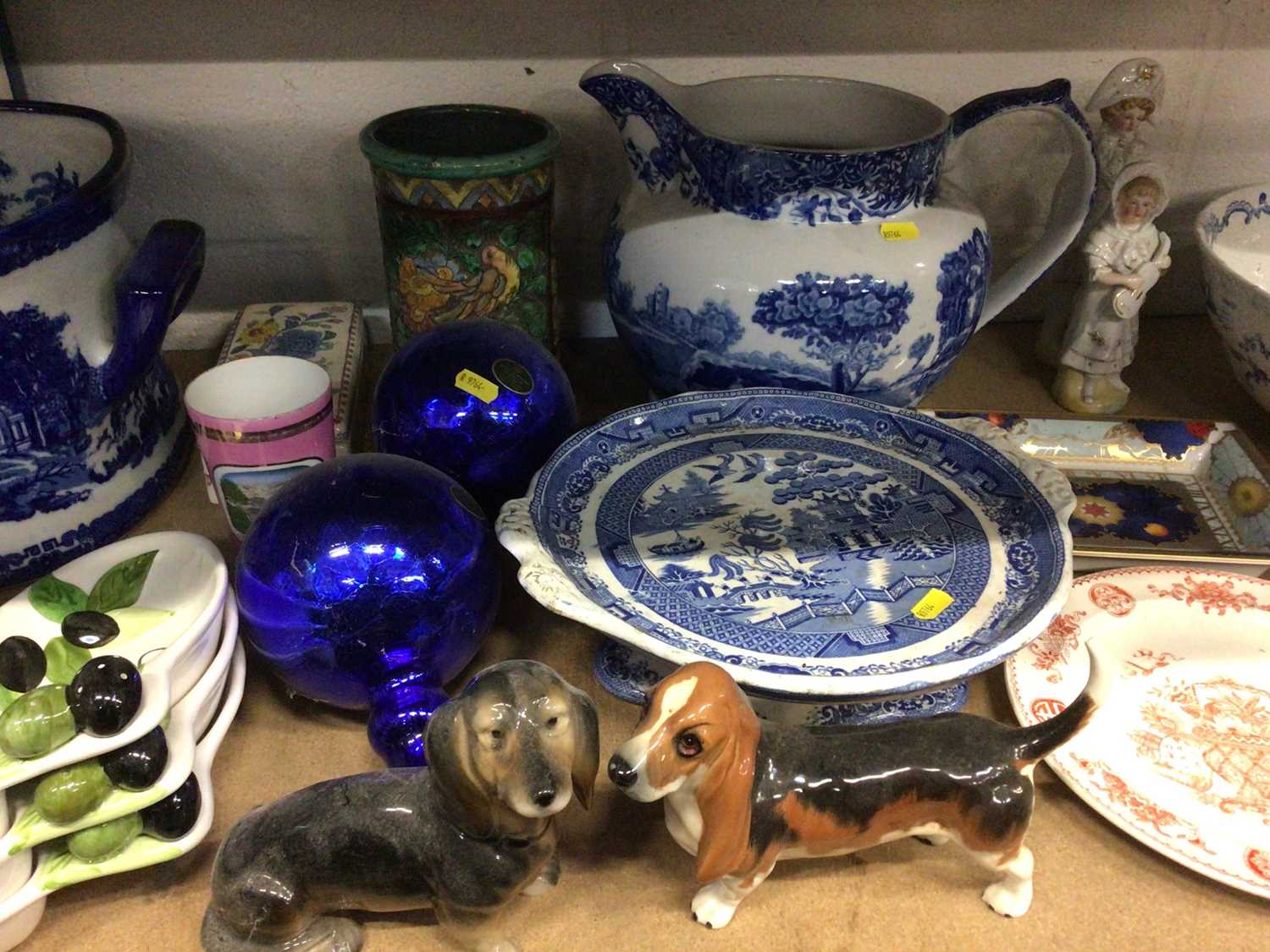 Collection of ceramics, including Staffordshire, Royal Worcester Millennium series, dog figurines, e - Image 3 of 4