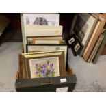 Mixed lot of decorative pictures, East Anglian artists and others (qty)