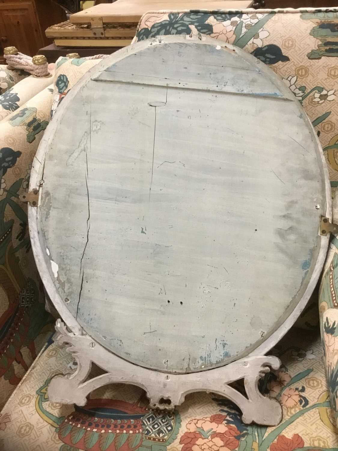 Oval wall mirror with gilt plaster frame and dressing table mirror - Image 4 of 6