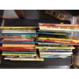 Two boxes children's annuals, Ladybird books etc