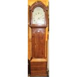 Hedge of Colchester, George III 30 hour oak longcase clock.