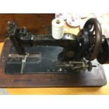 German Frister & Rossmann sewing machine in case
