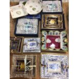 Selection of decorative ceramic ashtrays