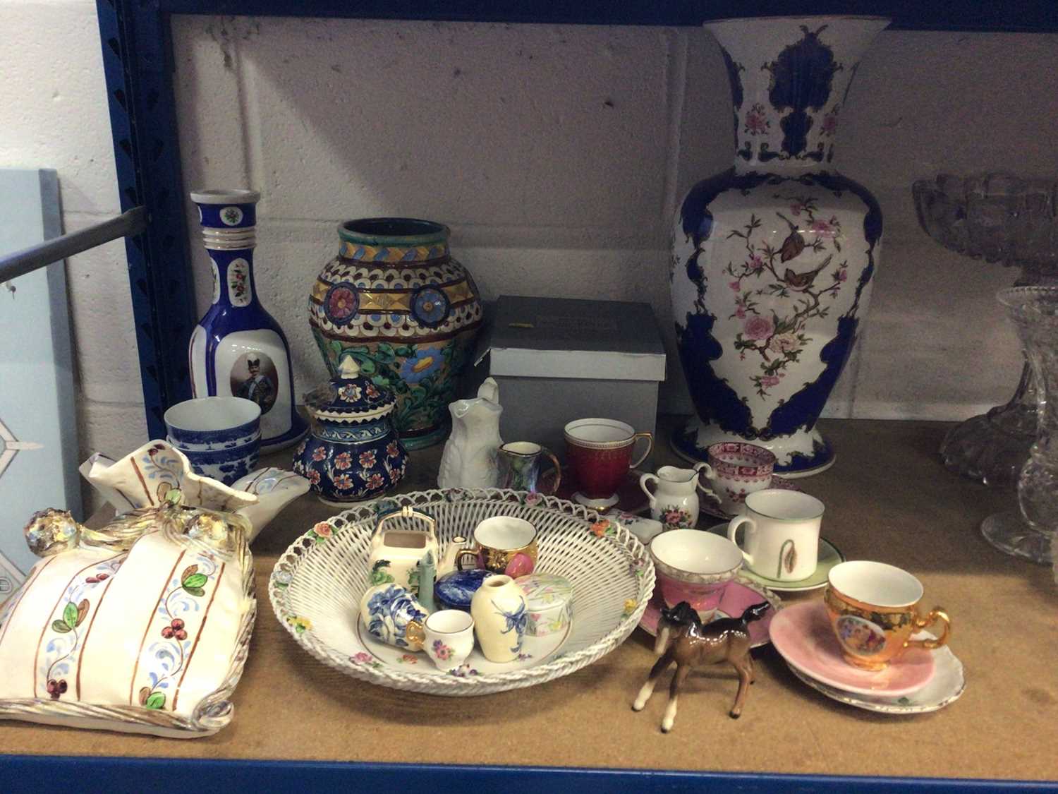 Quantity of ceramics, including Beswick, Spode, Royal Worcester, etc