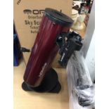 Orion Skyscanner 100 table top telescope and stand, both boxed as new