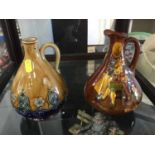 Two Royal Doulton Whisky flagons