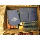 Two boxes of children's books, annuals and a Charles Dickens books