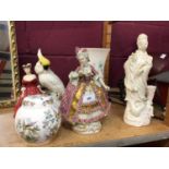 Dresden porcelain figurine and other ceramics