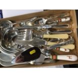 Group of silver plated and other cutlery