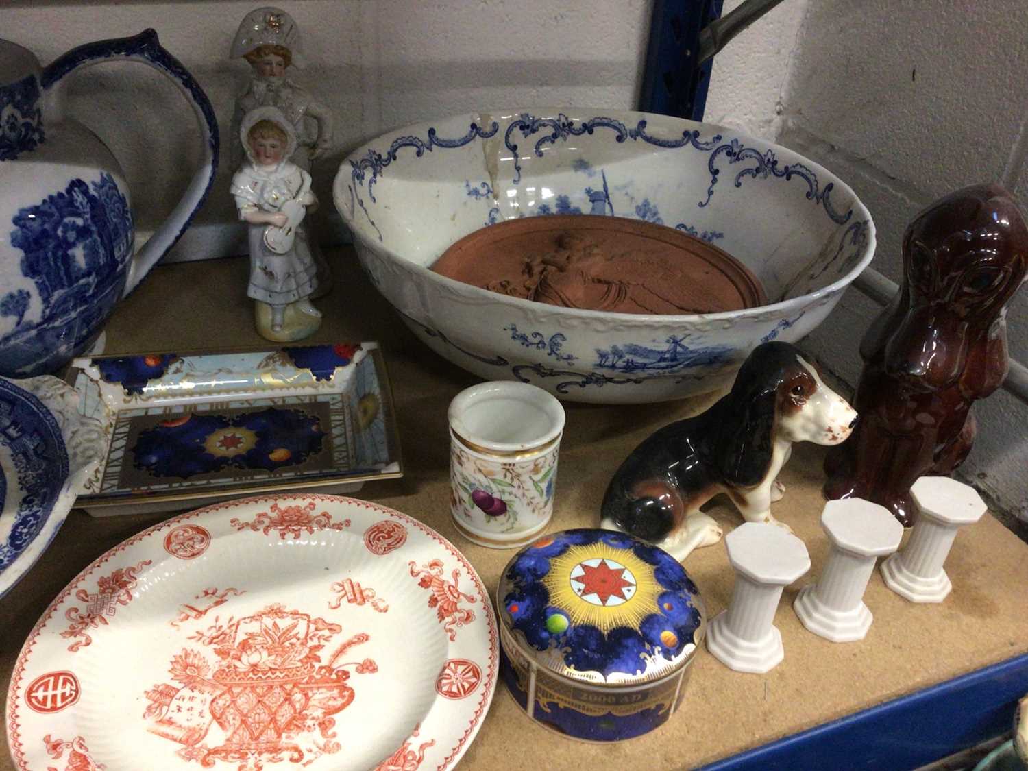 Collection of ceramics, including Staffordshire, Royal Worcester Millennium series, dog figurines, e - Image 4 of 4