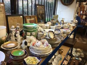 Large quantity of Victorian and later ceramics