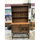 1920s oak two height dresser