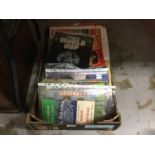 Box of 1950's and later Football Monthly magazines, World Cup, Arsenal year book.