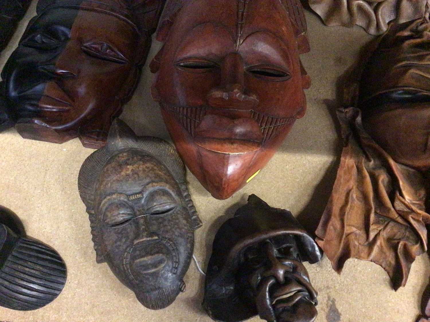 Assorted masks to include leather and tribal - Image 3 of 5