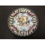 Early 19th century Derby imari pattern dish