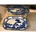 Two 18th century Chinese dishes