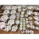 Quantity Hammersley Victorian Violets tea and dinnerware