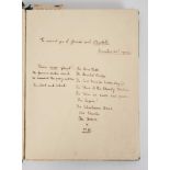 Lady Elizabeth Bowes-Lyon (late H.M. Queen Elizabeth The Queen Mother), inscribed book to her Govere